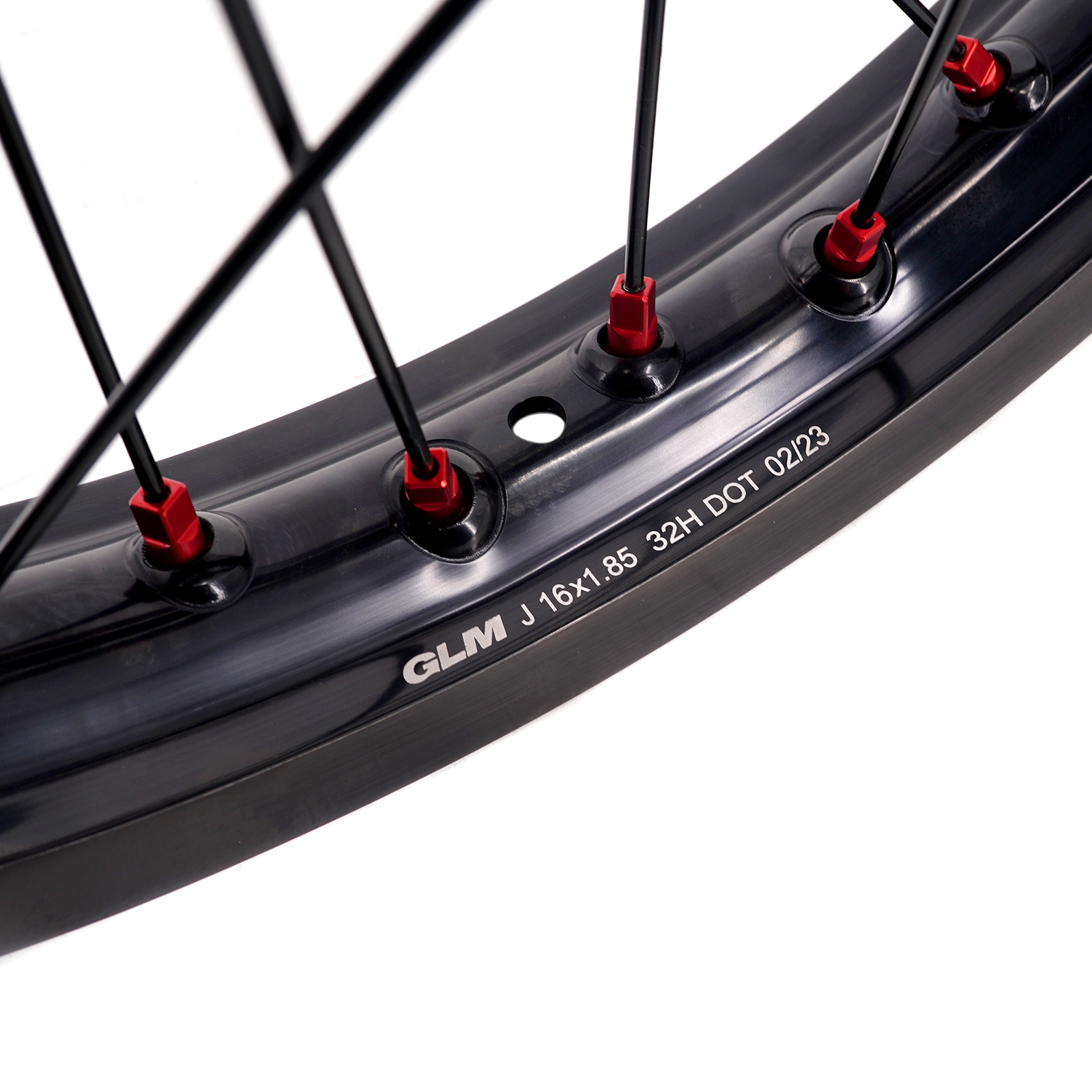 KKE 1.6*19" & 1.85*16" Electric Dirt Bike Wheels Rim for Sur-Ron Light Bee-X 2019-2025 E-Bike Red Hub