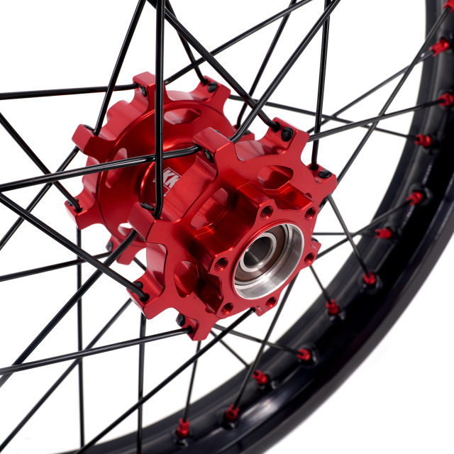 KKE 1.6*19" & 1.85*16" Electric Dirtbike Wheels Rim For Sur Ron Light Bee-X 2019-2022 Red Hub