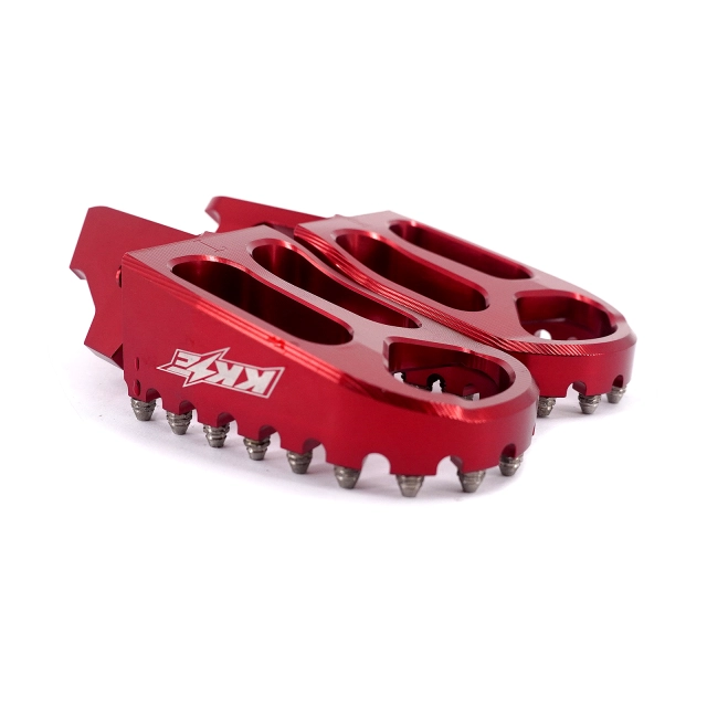 KKE Footpegs Billet Foot Rest Fit Sur Ron Ultra Bee Electric Bike Red