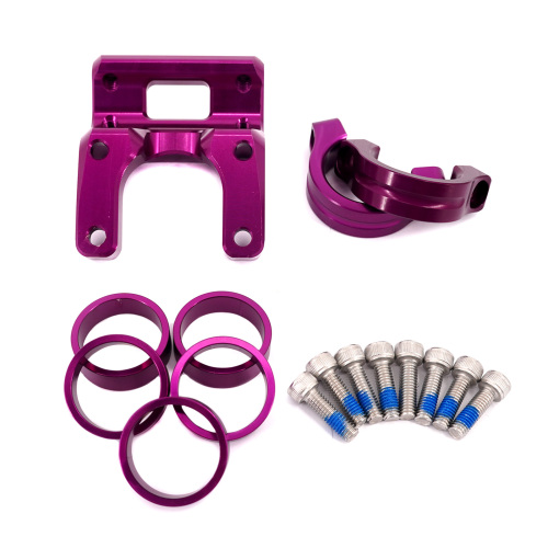 KKE Black Handlebar Risers Kit Fit Sur-Ron Light Bee  e-Bike Bracket Clamps Pads Various Colors Available