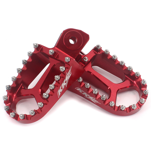 KKE Red Foot Pegs Foot Rest Compatible with Sur-ron Light Bee and Light Bee-X