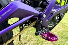 KKE Purple Foot Pegs Foot Rest Compatible with Sur-ron Light Bee and Light Bee-X