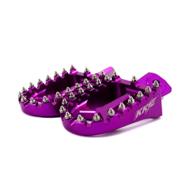 KKE Purple Foot Pegs Foot Rest Compatible with Sur-ron Light Bee and Light Bee-X