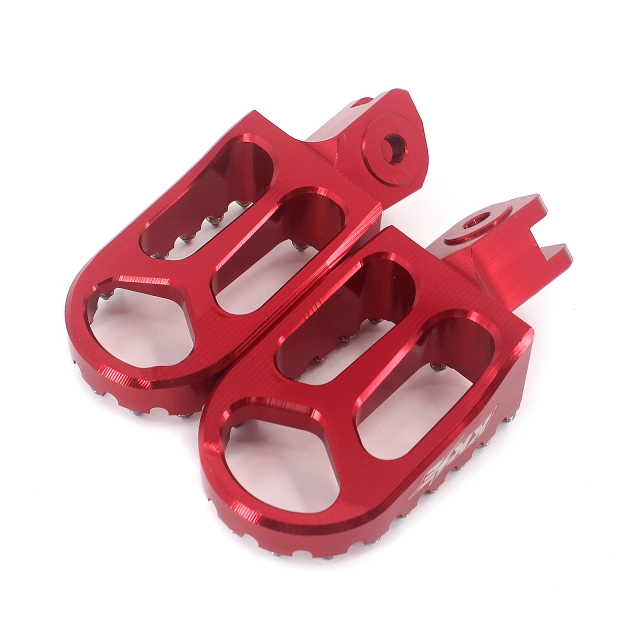 KKE Red Foot Pegs Foot Rest Compatible with Sur-ron Light Bee and Light Bee-X
