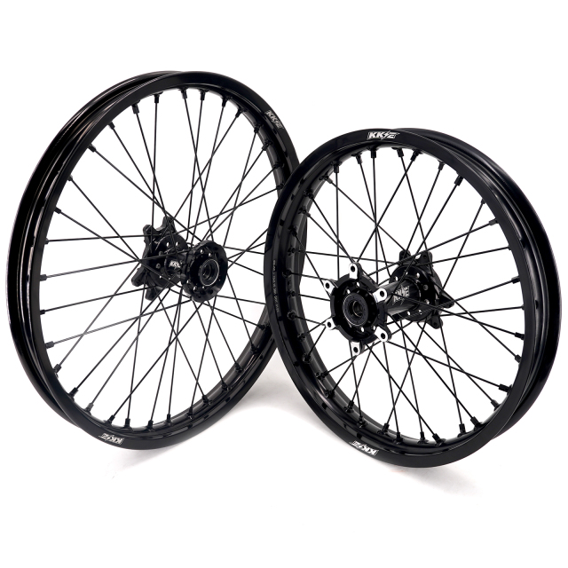 KKE 1.6*21" /2.15*18" Electric Bike Wheels Fit Surron Ultra Bee Dirt Bike All Black