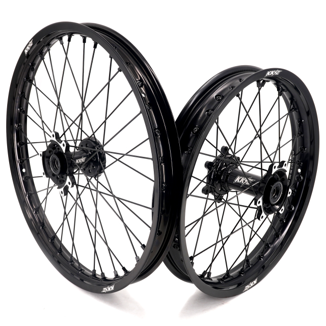 KKE 1.6*21" /2.15*18" Electric Bike Wheels Fit Surron Ultra Bee Dirt Bike All Black