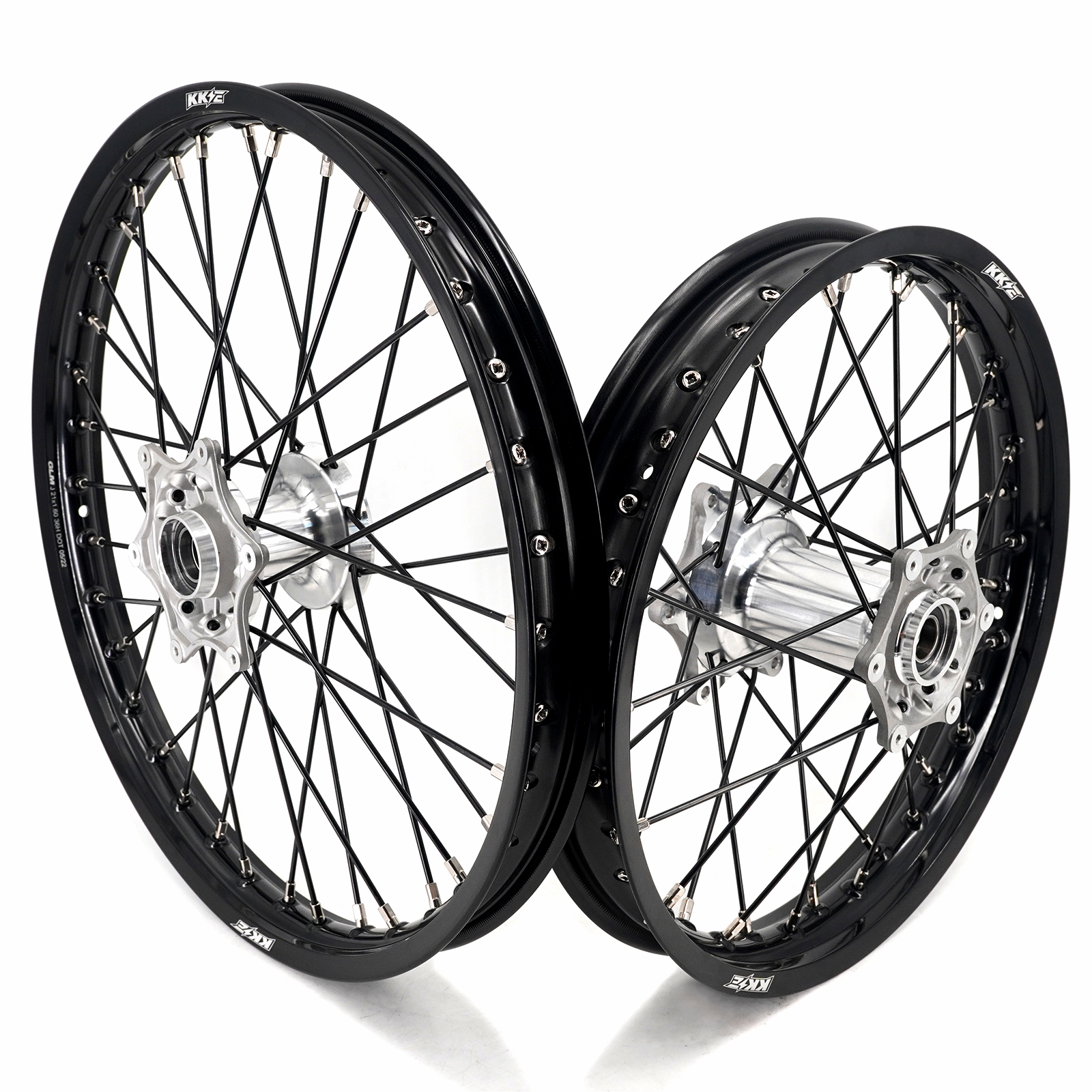 KKE New Generation 21/18 Enduro Casting Wheels Rims Set Compatible with