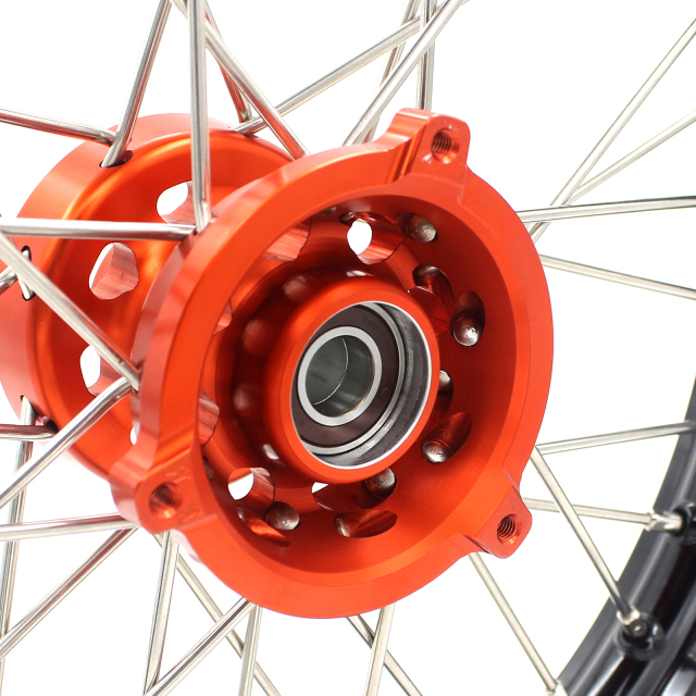 KKE 1.4*14"/1.6*12" Kid's Small Wheels Compatible with KTM65 SX Orange Hub 2002-2021