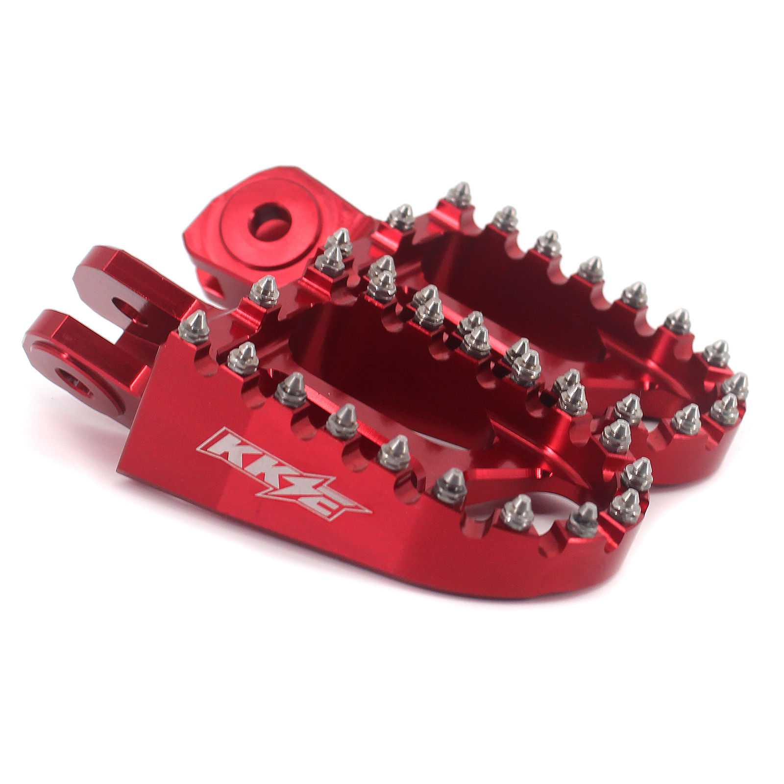 KKE Red Foot Pegs Foot Rest Compatible with E-Ride Pro-SS 2024 Electric Bike