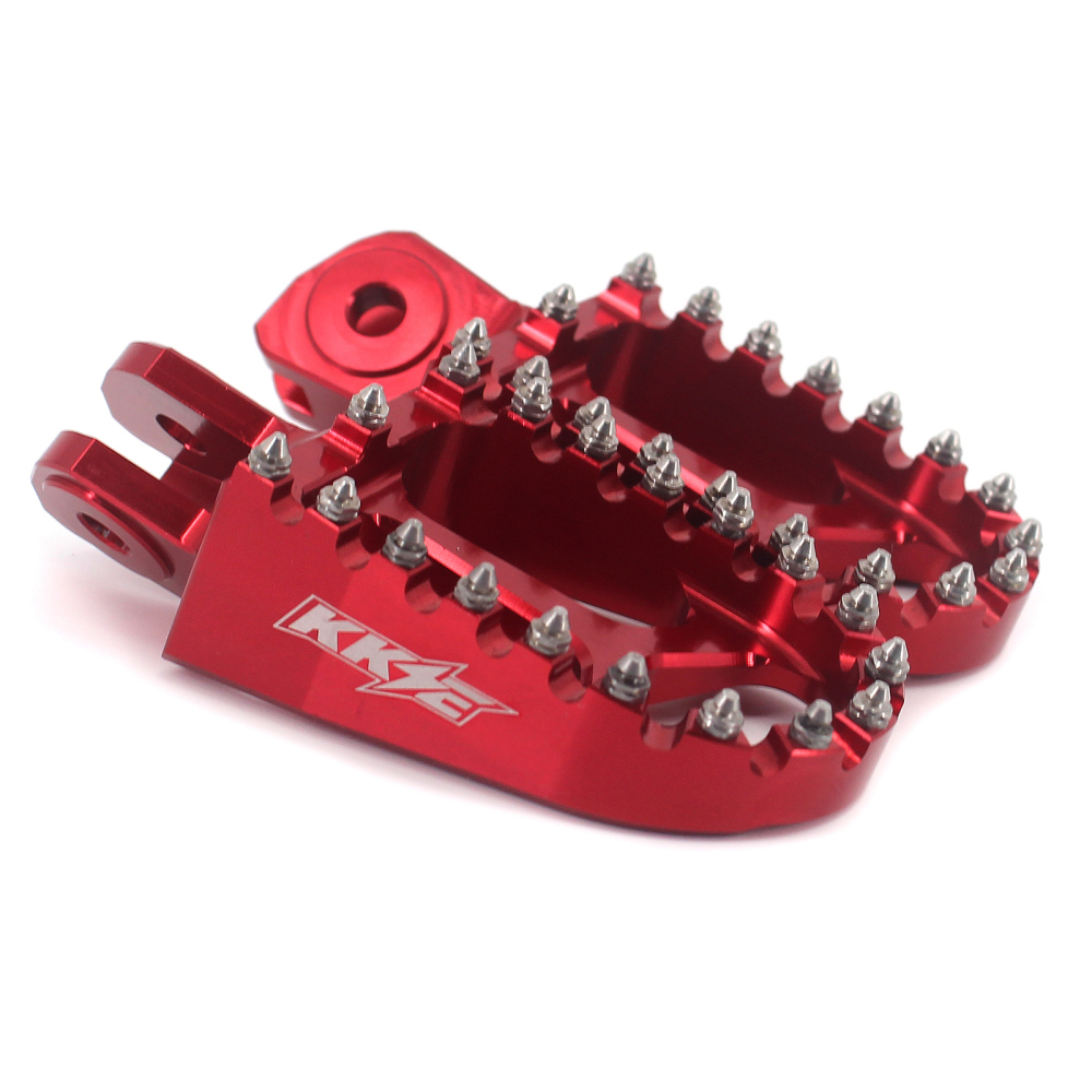 KKE Red Foot Pegs Foot Rest Compatible with Sur-ron Light Bee and Light Bee-X