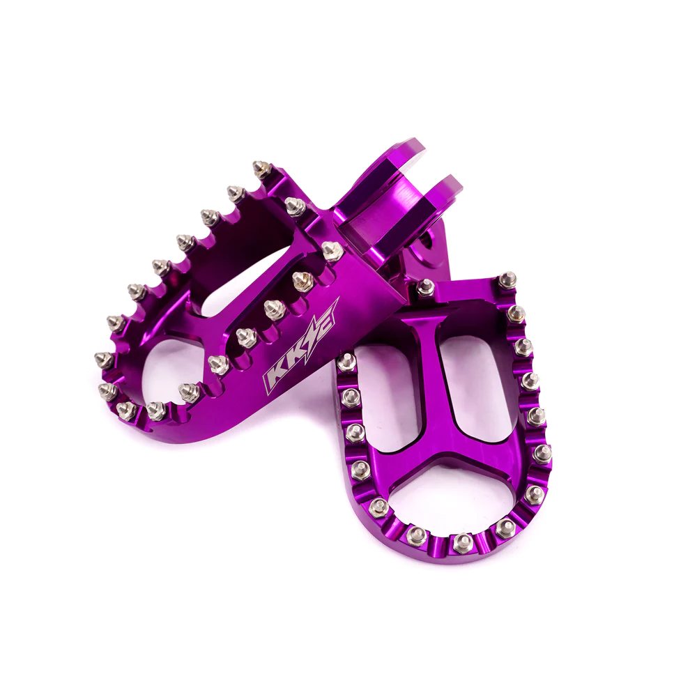 KKE Purple Foot Pegs Foot Rest Compatible with  E-Ride Pro-SS 2024 Purple