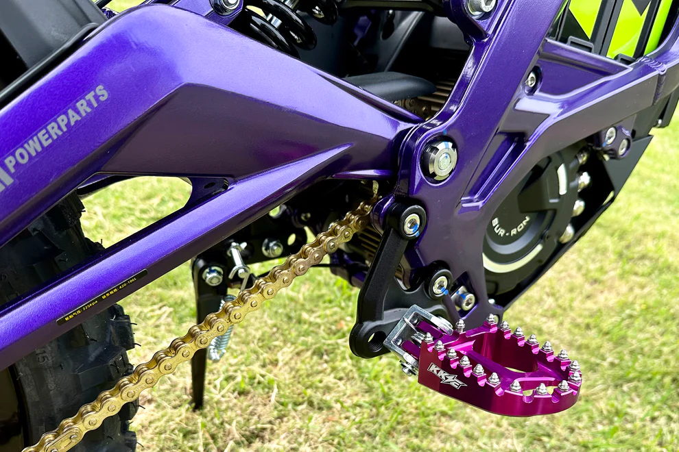 KKE Purple Foot Pegs Foot Rest Compatible with  E-Ride Pro-SS 2024 Purple