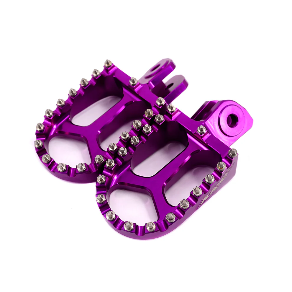 KKE Purple Foot Pegs Foot Rest Compatible with  E-Ride Pro-SS 2024 Purple