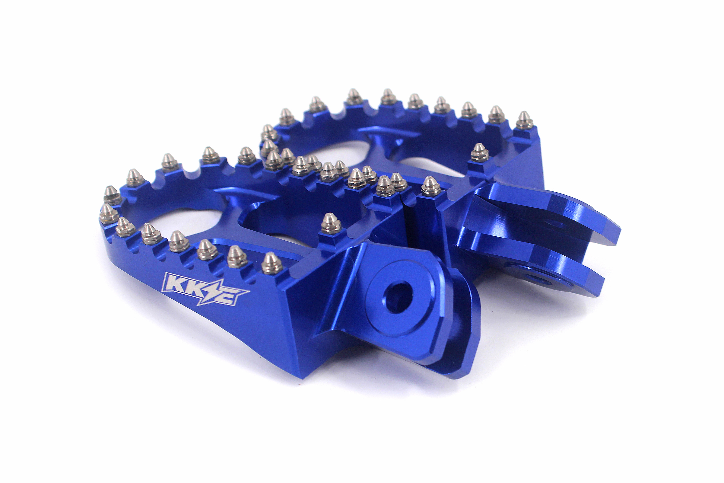 KKE Blue Foot Pegs Foot Rest Compatible with  E-Ride Pro-SS 2024 Blue