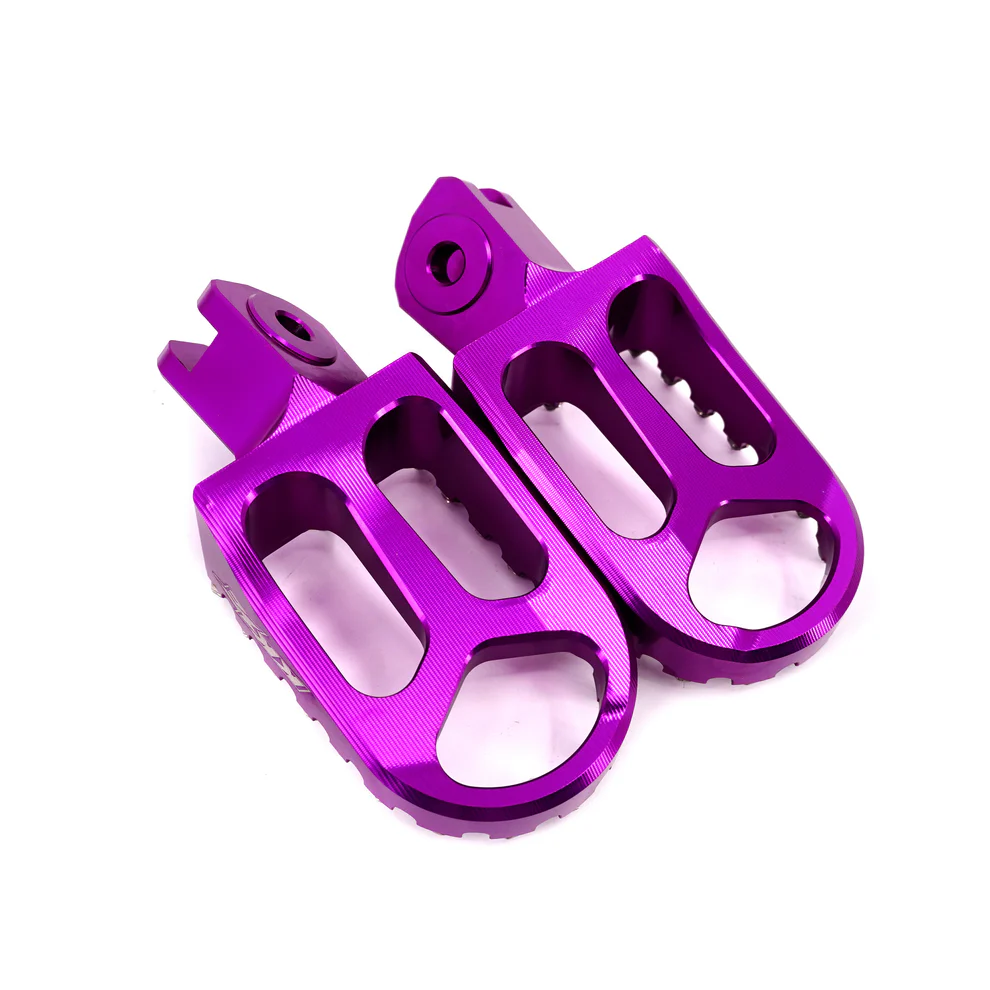 KKE Purple Foot Pegs Foot Rest Compatible with  E-Ride Pro-SS 2024 Purple