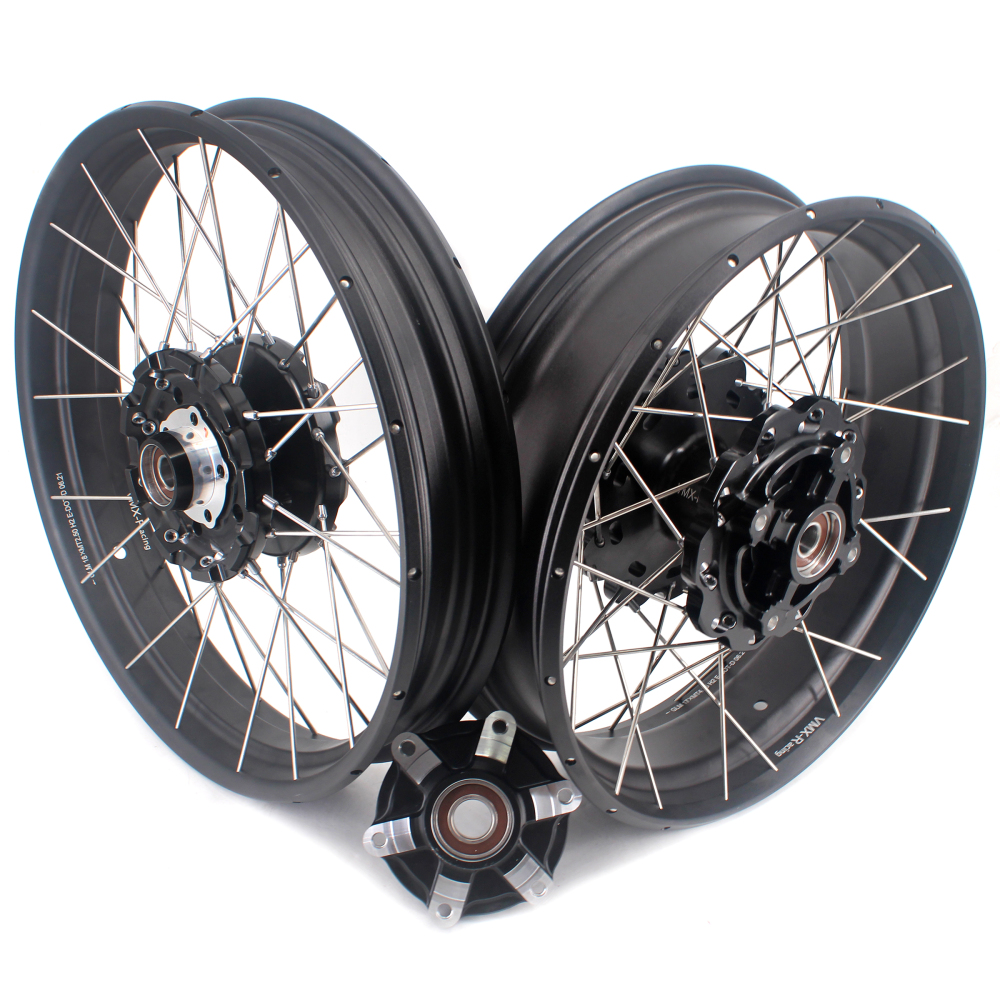 VMX-Racing 18" & 17" Tubeless Alloy Spoke Wheels For Triumph Bonneville T120/T100 2021-2024