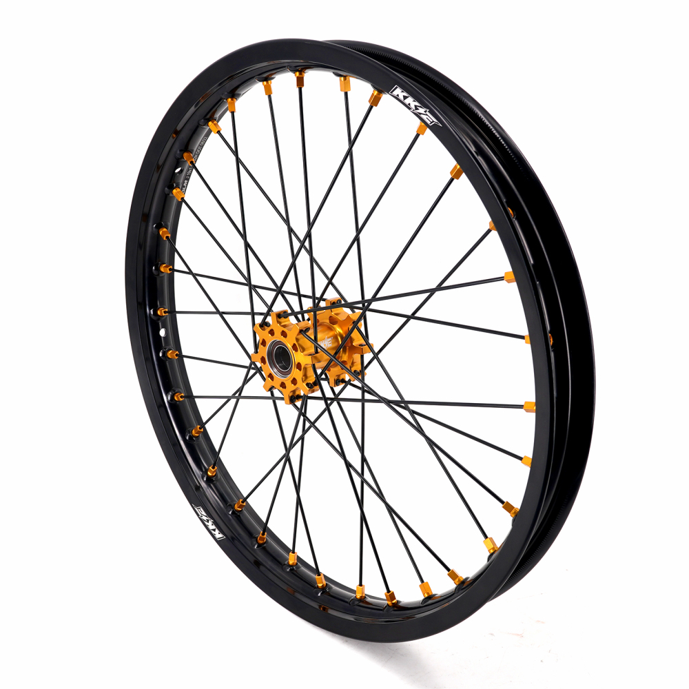 KKE 1.6*19" & 1.85*16" Electric Dirtbike Wheels Rim For Sur Ron Light Bee-X 2019-2022 Gold Hub