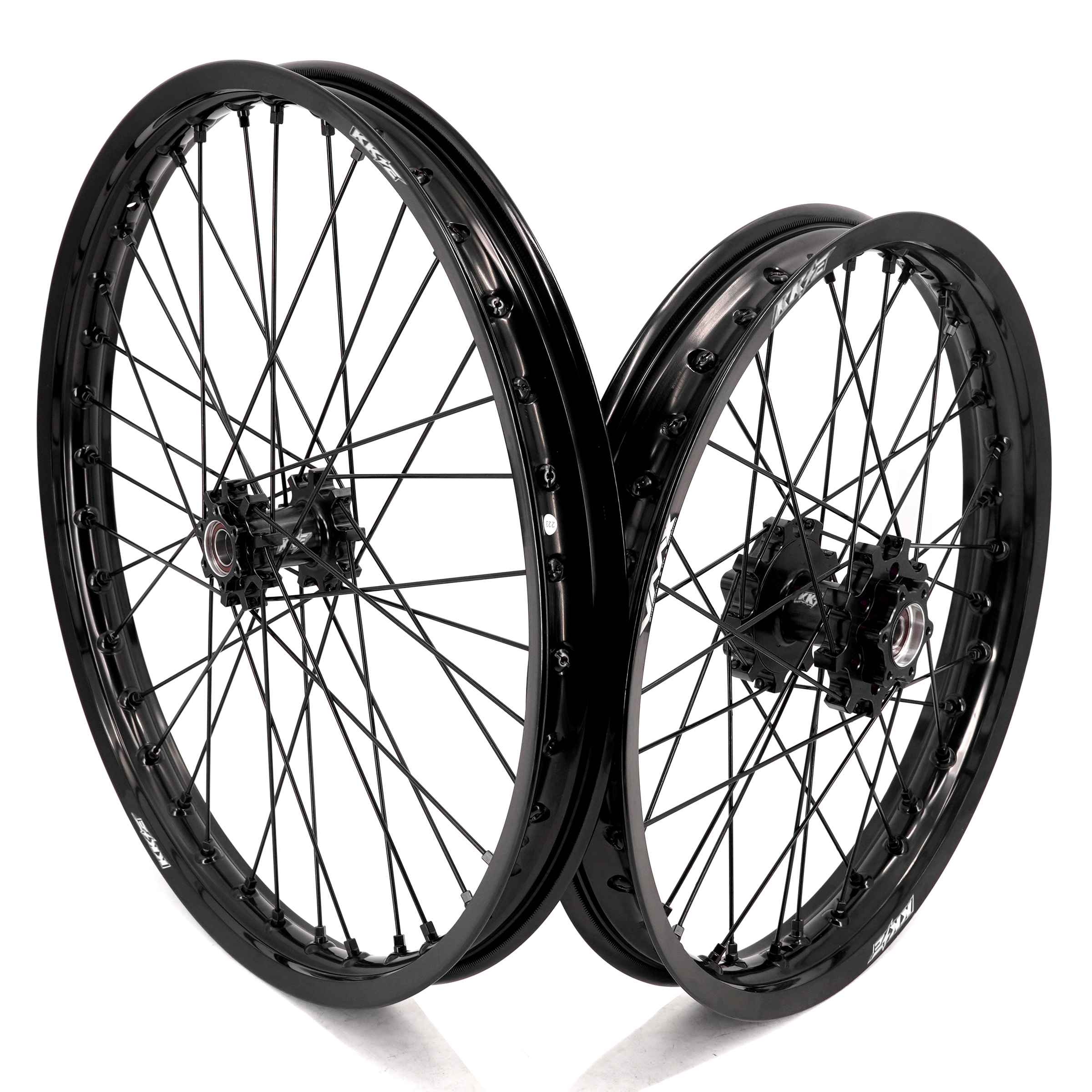 KKE 1.6*19" & 1.85*16" Electric Dirt Bike Wheels Rims for E-Ride PRO-SS Black