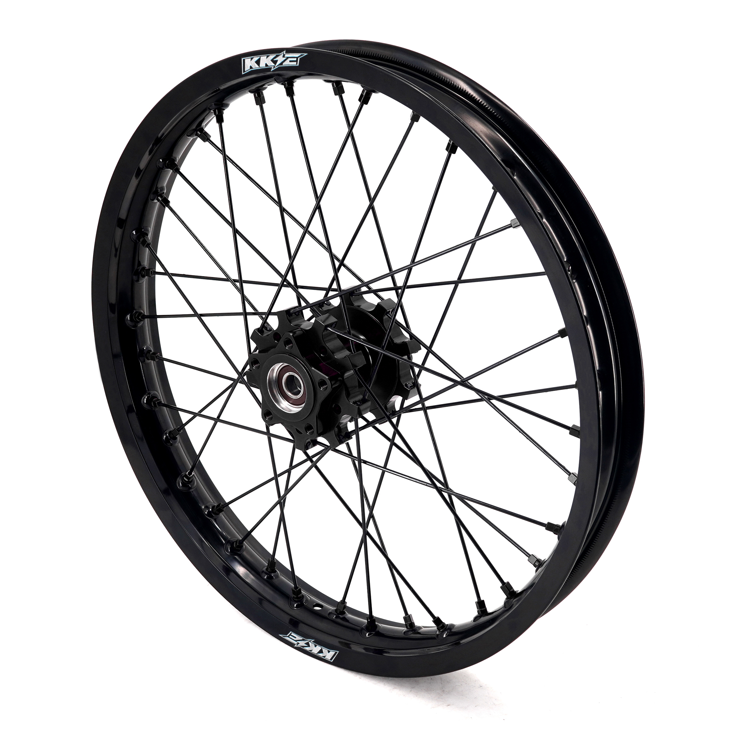 KKE 1.6*21" & 1.85*18" Electric Dirt Bike Wheels Rim for E-Ride PRO-SS Black