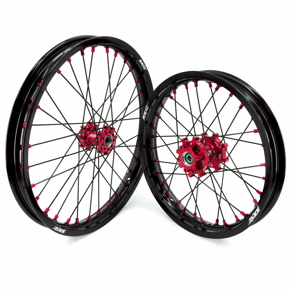 KKE 1.6*19" & 1.85*16" Electric Dirtbike Wheels Rim Fit Talaria Red