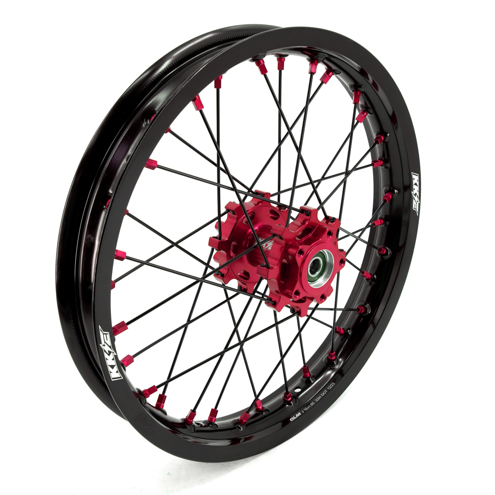 KKE 1.6*19" & 1.85*16" Electric Dirtbike Wheels Rim Fit Talaria Red