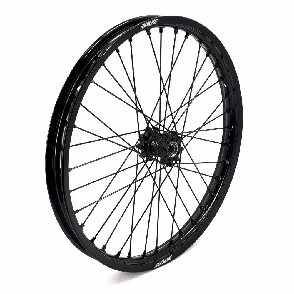 KKE 1.6*21" & 1.85*18" Electric Dirtbike Wheels Rim For Sur Ron Light Bee-X 2019-2022 Black