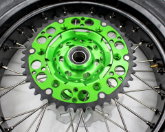 KKE 3.5/4.25 Supermoto CST Tire Wheels Set Fit KAWASAKI KX250F KX450F 2006-2023 Green 320MM Disc