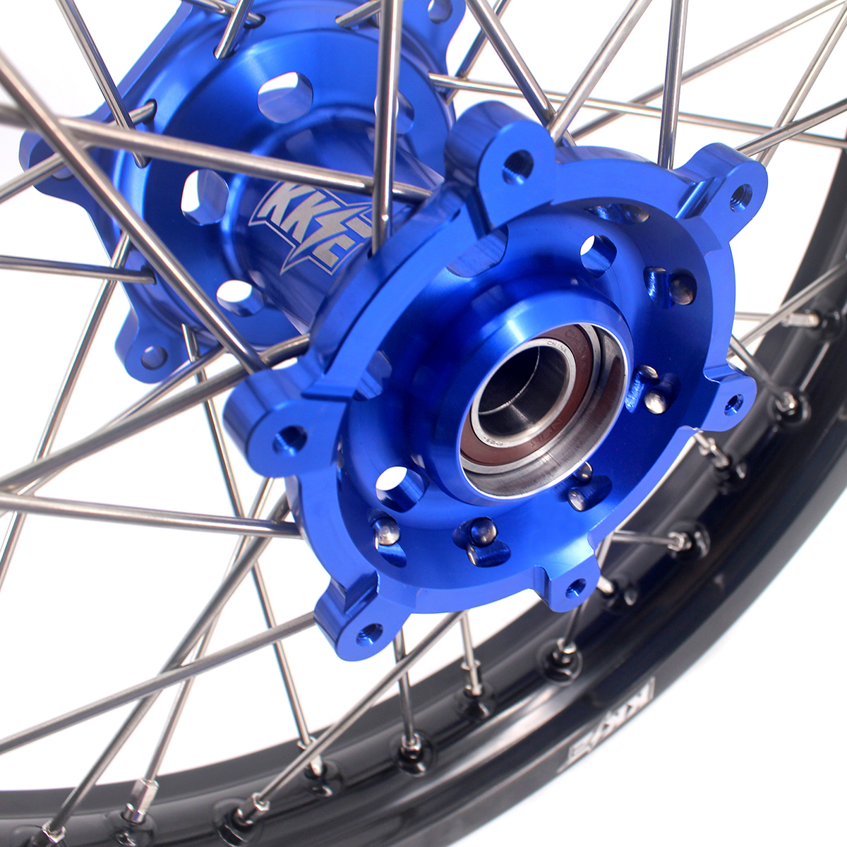 KKE 21/18 Enduro Dirt Bike Wheels fit Suzuki DRZ400SM 2005-2025 Blue ...