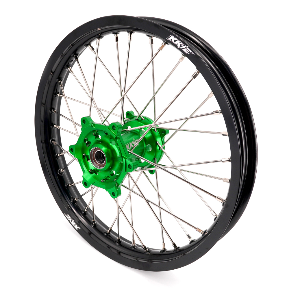 KKE 21/19 Dirt Bike Wheels Rims fit Kawasaki KX250F KX450F 2006-2021 KX250X KX450X KX250 KX125 KX450 Blue Hub