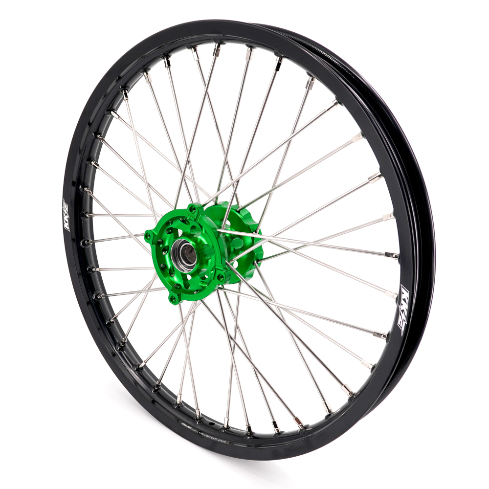 KKE 21/19 Dirt Bike Wheels Rims fit Kawasaki KX250F KX450F 2006-2021 KX250X KX450X KX250 KX125 KX450 Blue Hub