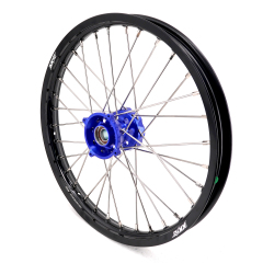 KKE 19/16 Kid's Dirt Bike Wheels Compatible with Husqvarna TC 85 2014 - 2020/ KTM 85 SX 2003-2020 Blue Hub/Silver Nipples