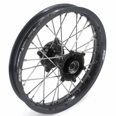 KKE 19/16 Kid's Dirt Bike Wheels Rims Compatible with  KTM 85 SX 2025 / Husqvarna TC 85 2025 / Gas Gas MC 85 Black Hub