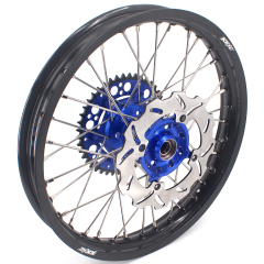 KKE 21/18 Enduro Dirt Bike Wheels fit Kawasaki KX250F KX450F 2006-2014/ KX125 KX250 2006-2007 Blue Hubs