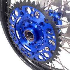 KKE 21/18 Enduro Dirt Bike Wheels fit Kawasaki KX250F KX450F 2006-2014/ KX125 KX250 2006-2007 Blue Hubs