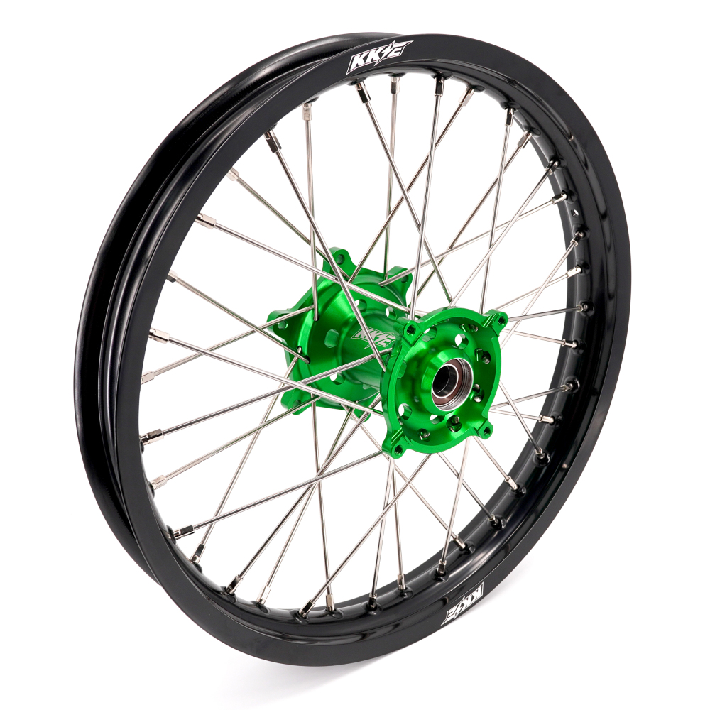 KKE 21/19 Dirt Bike Wheels Rims fit Kawasaki KX250F KX450F 2006-2021 KX250X KX450X KX250 KX125 KX450 Blue Hub