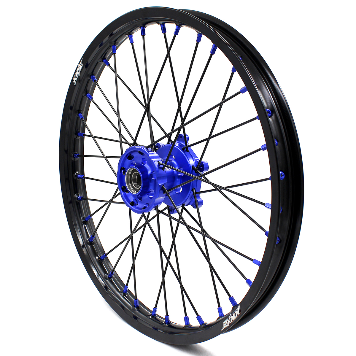 for YZ125 YZ250F - KKE 21/19 CNC Dirt Bike Wheels fit Yamaha YZ125 YZ250 1999-2025 YZ250F YZ450F Black Spokes