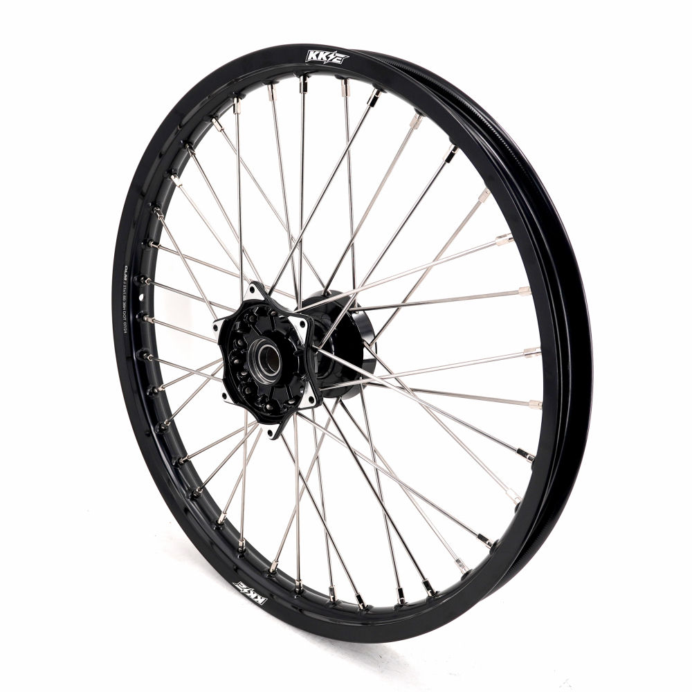 for YZ125 YZ250F - KKE 21/19 Cast Dirt Bike Wheels fit Yamaha YZ125 YZ250 1999-2016 YZ250F YZ450F 2003-2015 Black Hubs