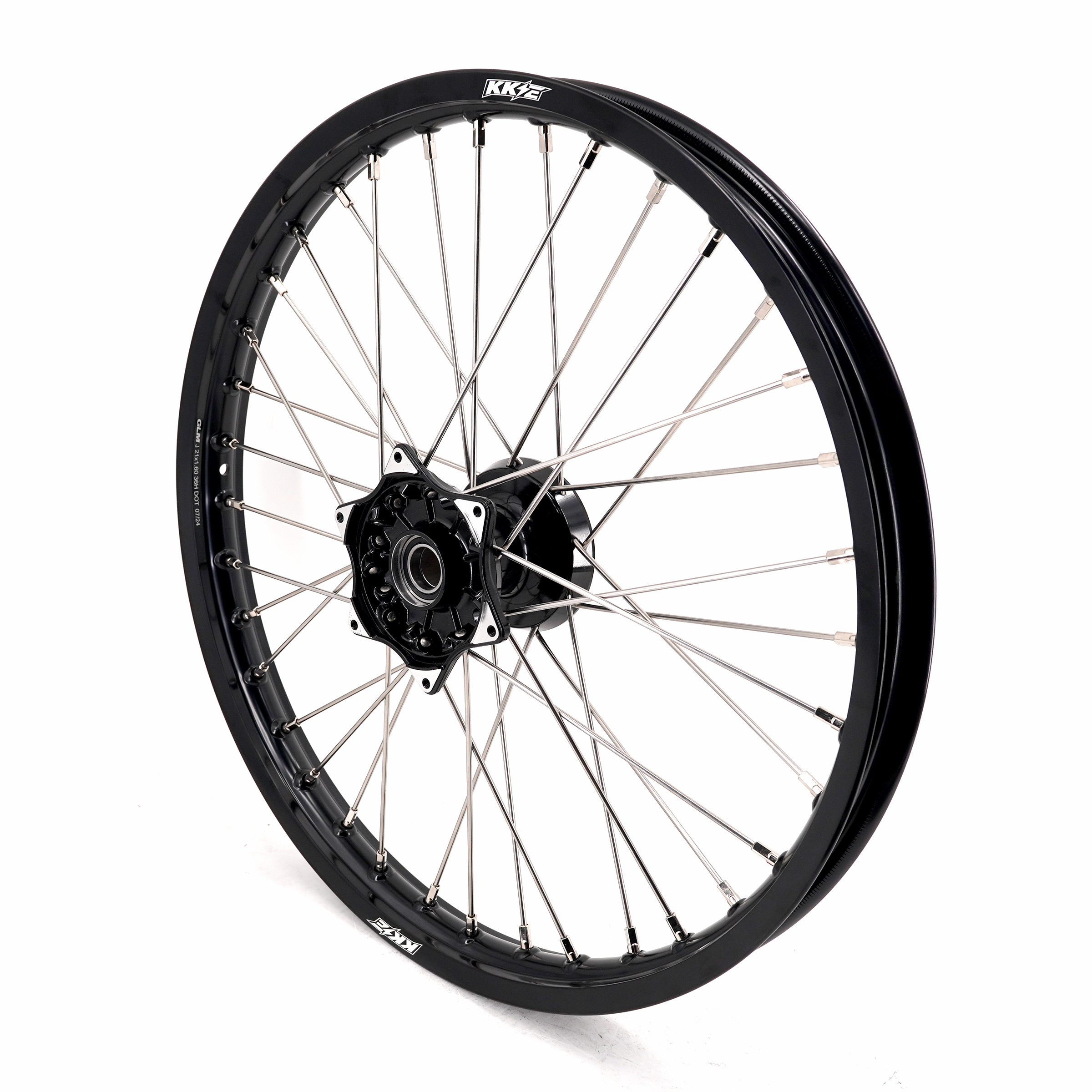 for YZ125 YZ250F - KKE 21/19 Cast Dirt Bike Wheels fit Yamaha YZ125 YZ250 1999-2016 YZ250F YZ450F 2003-2015 Black Hubs