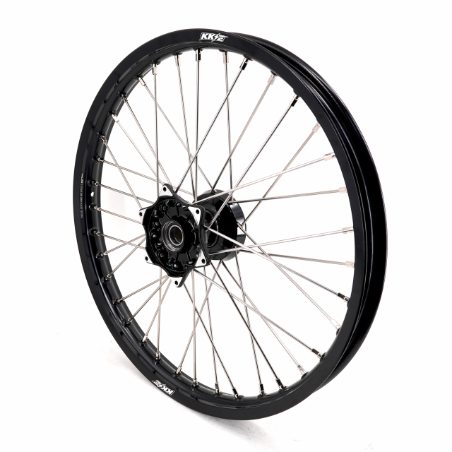 for YZ125 YZ250F - KKE 21/19 Cast Dirt Bike Wheels fit Yamaha YZ125 YZ250 1999-2016 YZ250F YZ450F 2003-2015 Black Hubs