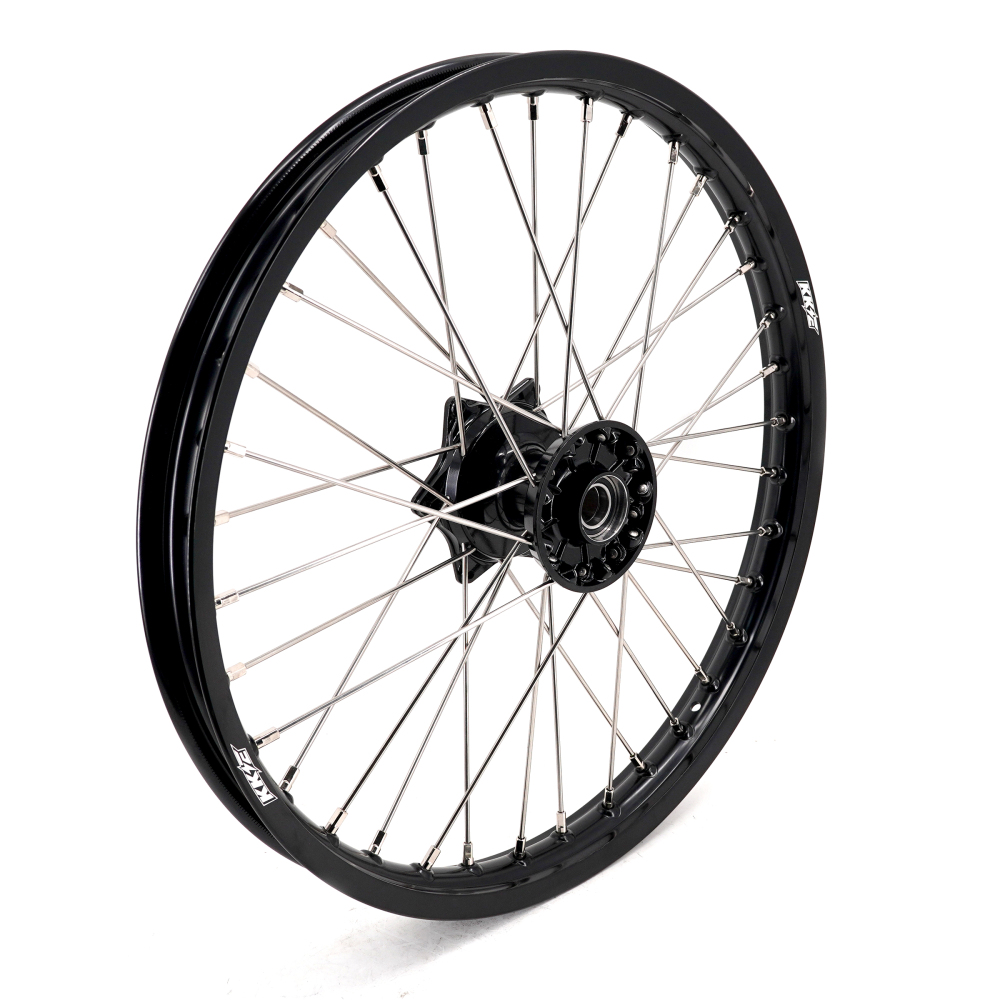 for YZ125 YZ250F - KKE 21/19 Cast Dirt Bike Wheels fit Yamaha YZ125 YZ250 1999-2016 YZ250F YZ450F 2003-2015 Black Hubs