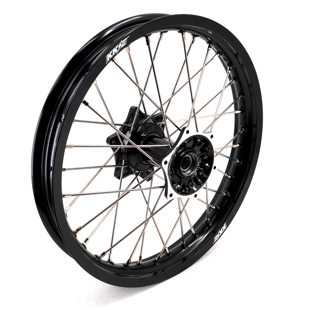 for YZ125 YZ250F - KKE 21/19 Cast Dirt Bike Wheels fit Yamaha YZ125 YZ250 1999-2016 YZ250F YZ450F 2003-2015 Black Hubs