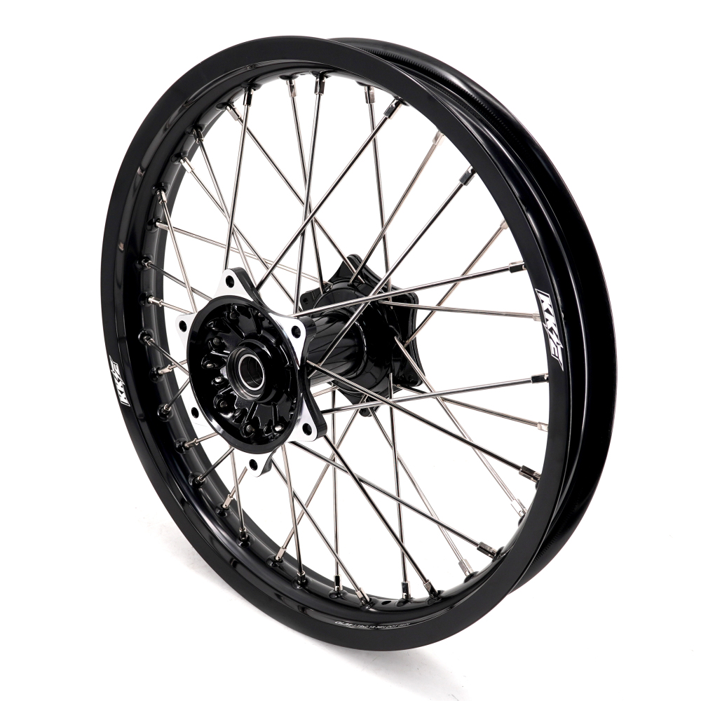 for YZ125 YZ250F - KKE 21/19 Cast Dirt Bike Wheels fit Yamaha YZ125 YZ250 1999-2016 YZ250F YZ450F 2003-2015 Black Hubs