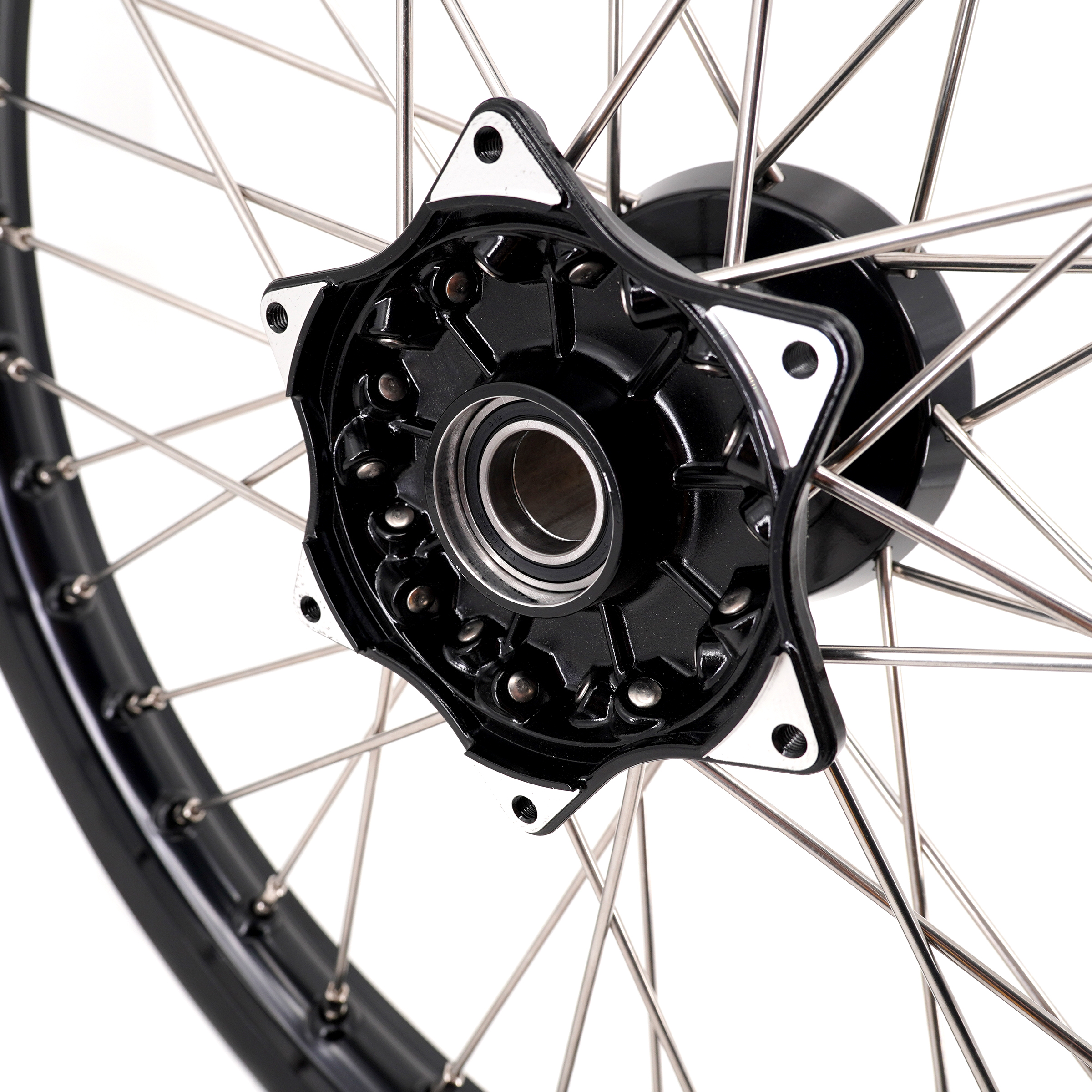 for YZ125 YZ250F - KKE 21/19 Cast Dirt Bike Wheels fit Yamaha YZ125 YZ250 1999-2016 YZ250F YZ450F 2003-2015 Black Hubs