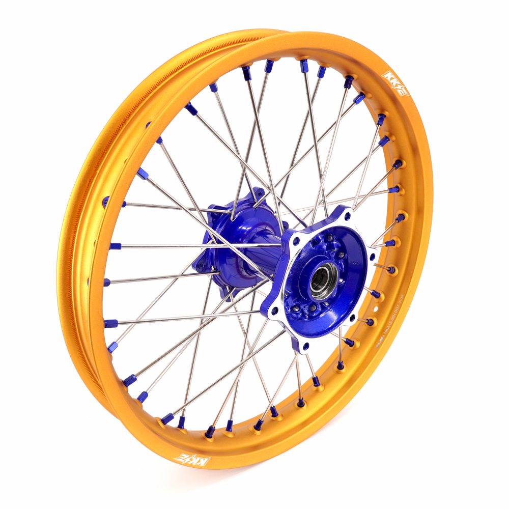 for YZ125 YZ250F - KKE 21/19 Cast Dirt Bike Wheels fit Yamaha YZ125 YZ250 1999-2016 YZ250F YZ450F 2003-2015 Gold Rims