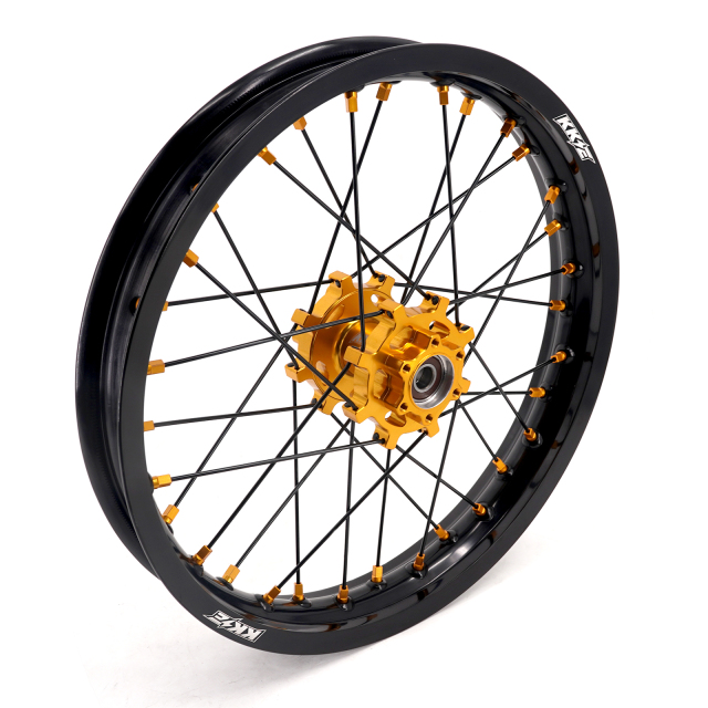 KKE 1.6*19" & 1.85*16" Electric Dirtbike Wheels Rim For Sur Ron Light Bee-X 2019-2022 Gold Hub