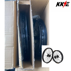 Returned Wheels fit Surron Ultra Bee 2023-2025 -- KKE 1.6*21" /2.15*18" Excel Rims Electric Dirt Bike Wheels E-Bike in All Black