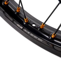 KKE 1.6*19" & 1.85*16" Electric Dirtbike Wheels Rim For Sur Ron Light Bee-X 2019-2022 Gold Hub