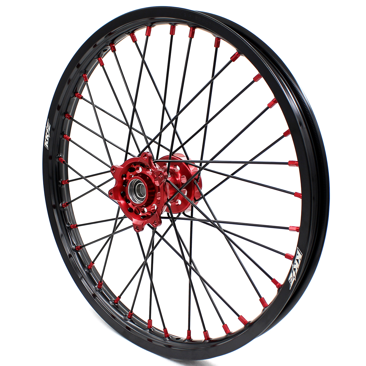 Returned Wheels for CRF250R 04-13 CRF450R 02-12 - KKE 21/19 CNC Dirt Bike Wheels fit Honda CRF250R CRF450R CR125R CR250R Black Spokes