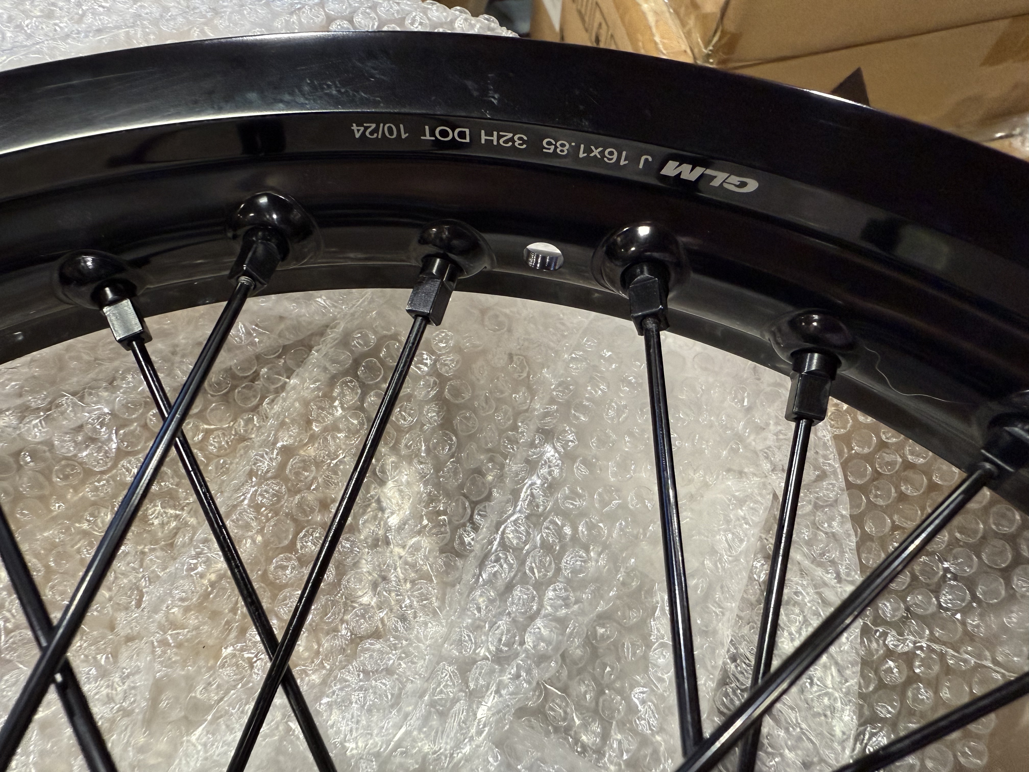 Returned Wheels fit Talaria --KKE 1.6*19" & 1.85*16" Electric Dirt Bike Wheels Rims in All Black