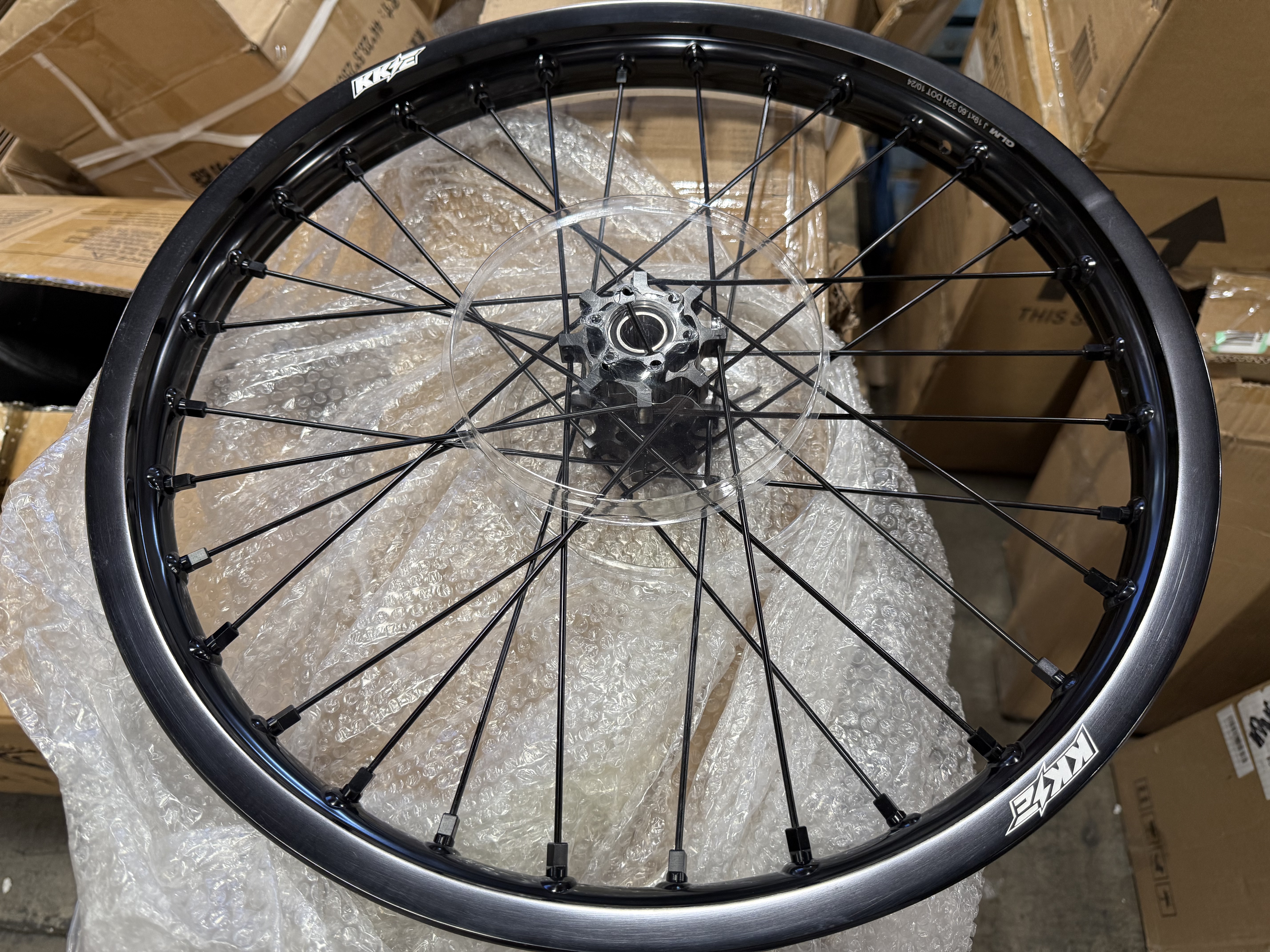 Returned Wheels fit Talaria --KKE 1.6*19" & 1.85*16" Electric Dirt Bike Wheels Rims in All Black